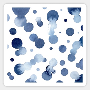 Indigo Space Bubbles Sticker